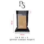 şeffaf kargo poşeti