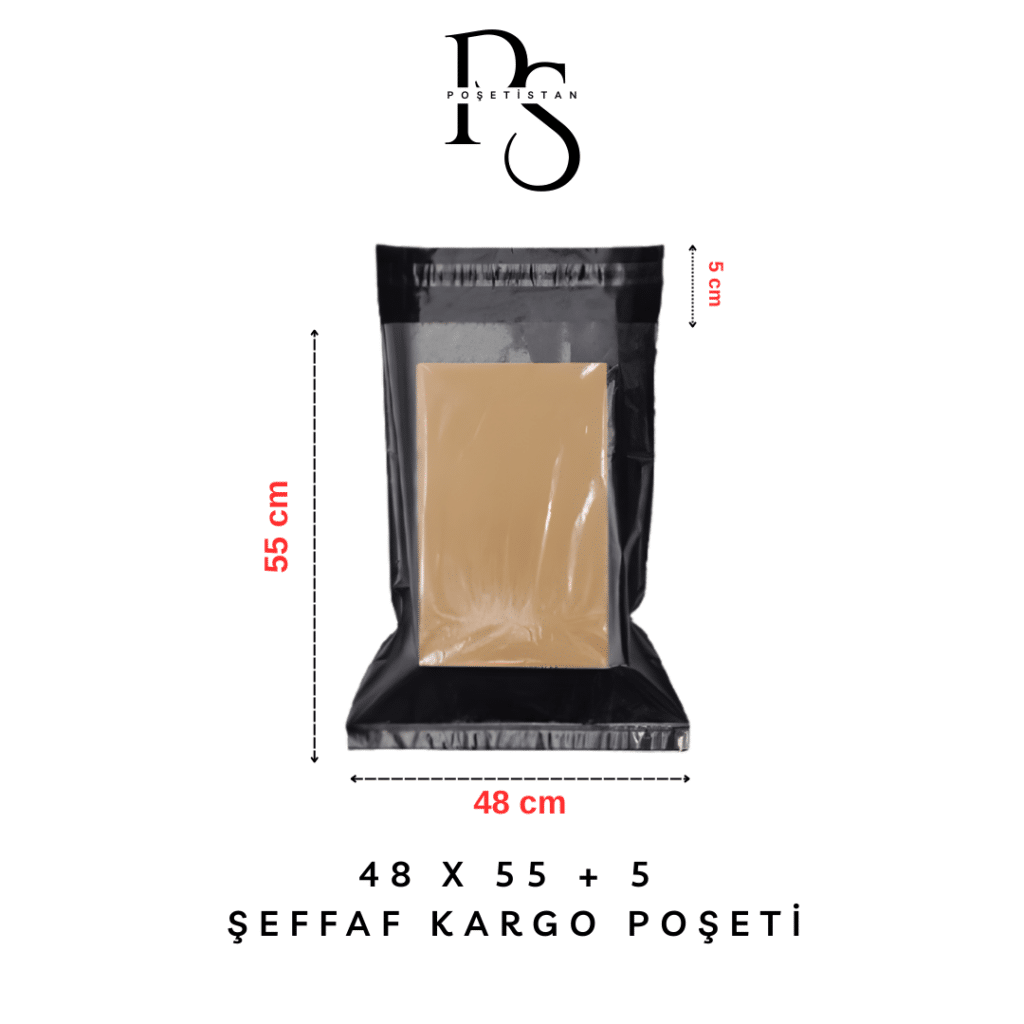 şeffaf kargo poşeti