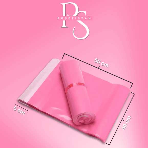 pembe renk kargo poşeti