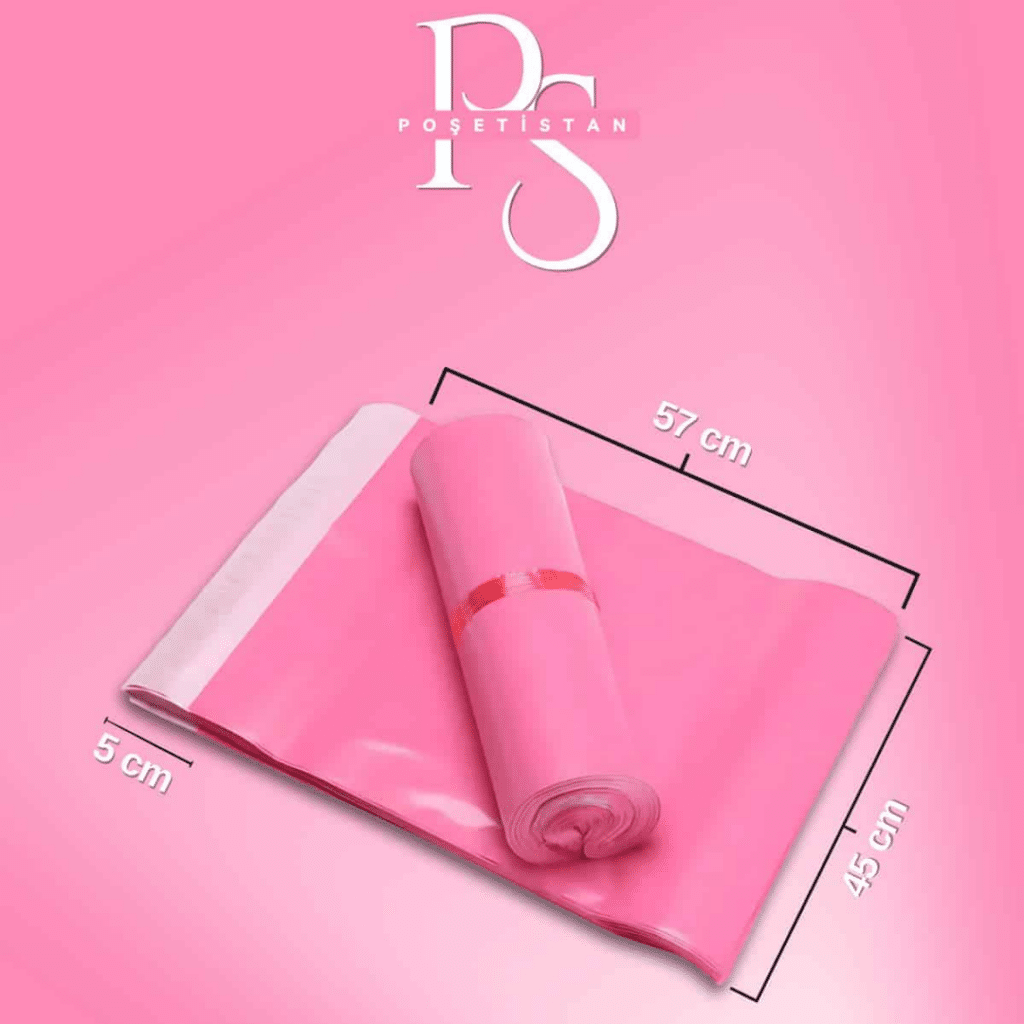 pembe renk kargo poşeti