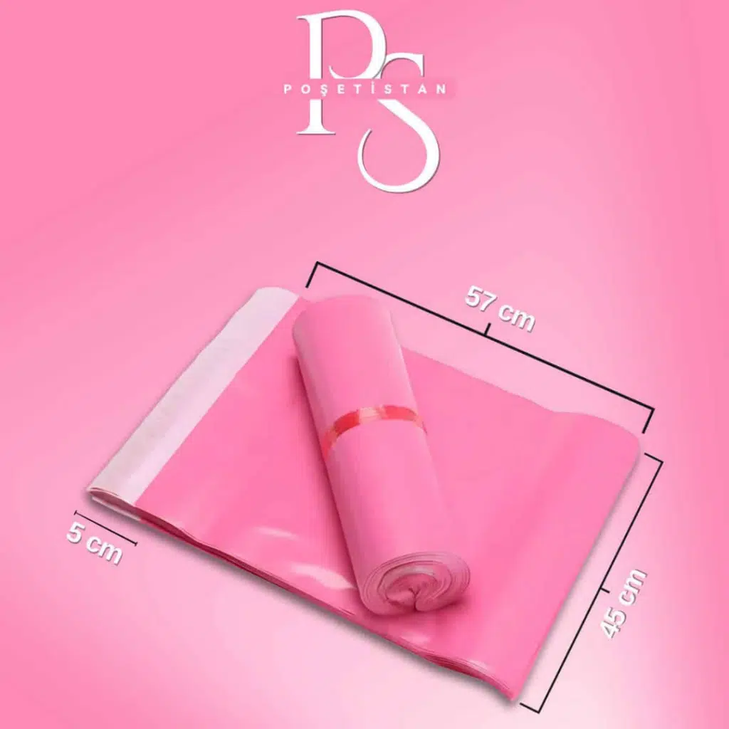pembe renk kargo poşeti