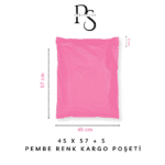 pembe renk kargo poşeti