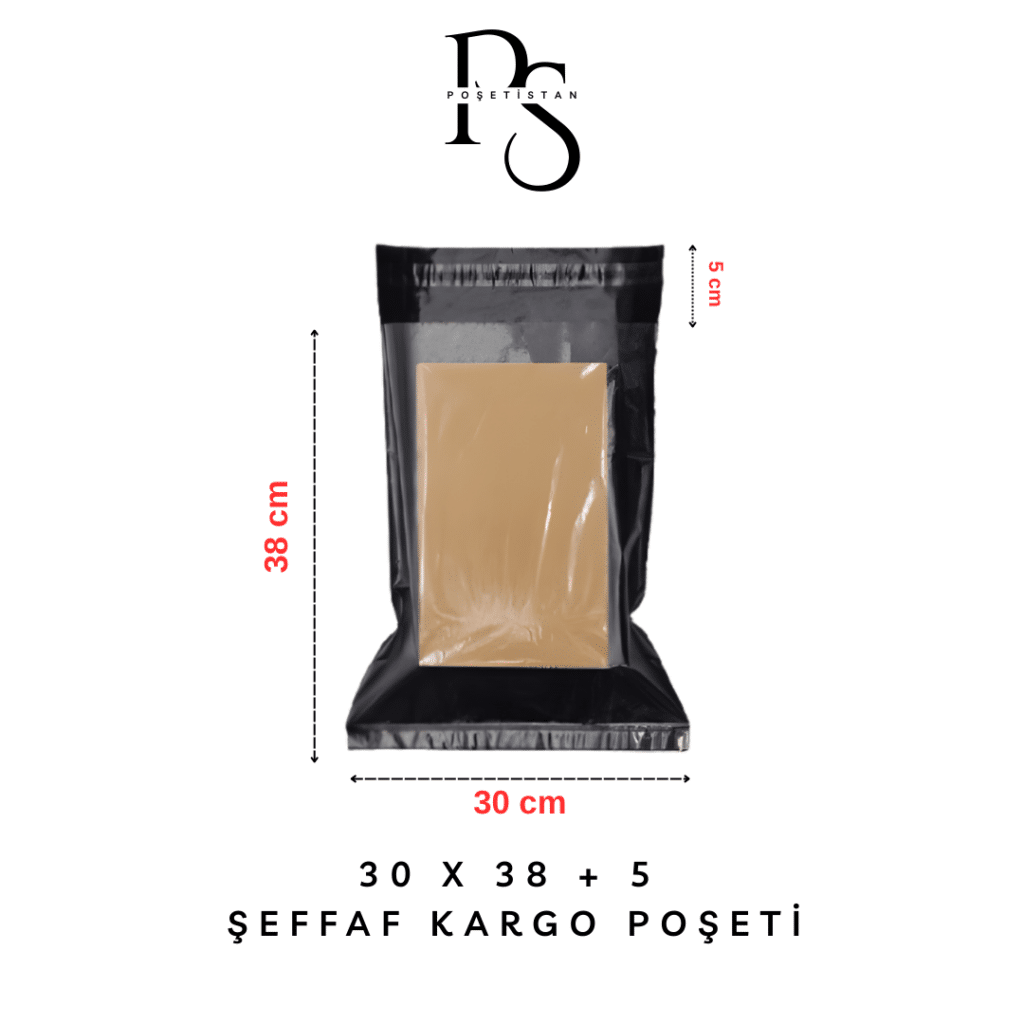 şeffaf kargo poşeti