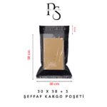 şeffaf kargo poşeti