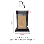 şeffaf kargo poşeti