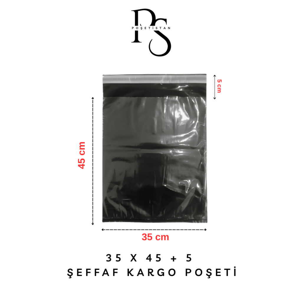 şeffaf kargo poşeti