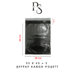 şeffaf kargo poşeti