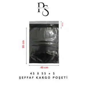 şeffaf kargo poşeti