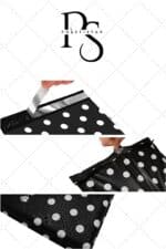 Puantiye Desenli 140 Mikron Hazır Baskılı Kargo Poşeti 15 x 20 + 5 - Görsel 4