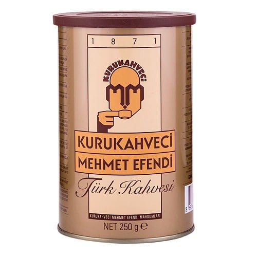 Kurukahveci Mehmet Efendi Türk Kahvesi 250g Teneke Ambalaj